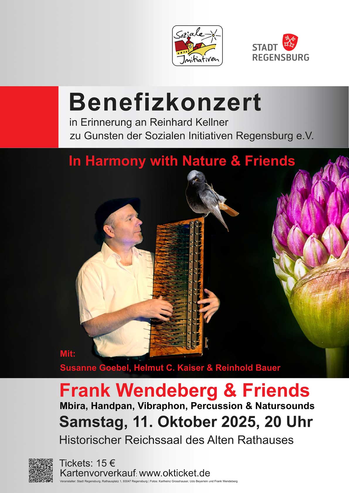 Benefizkonzert: In harmony with nature and friends am Sa. 11.10.025, 20:00 Uhr